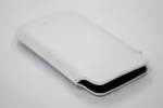 White Real Cow Skin Pouch Large White Real Cow Skin Pouch Large